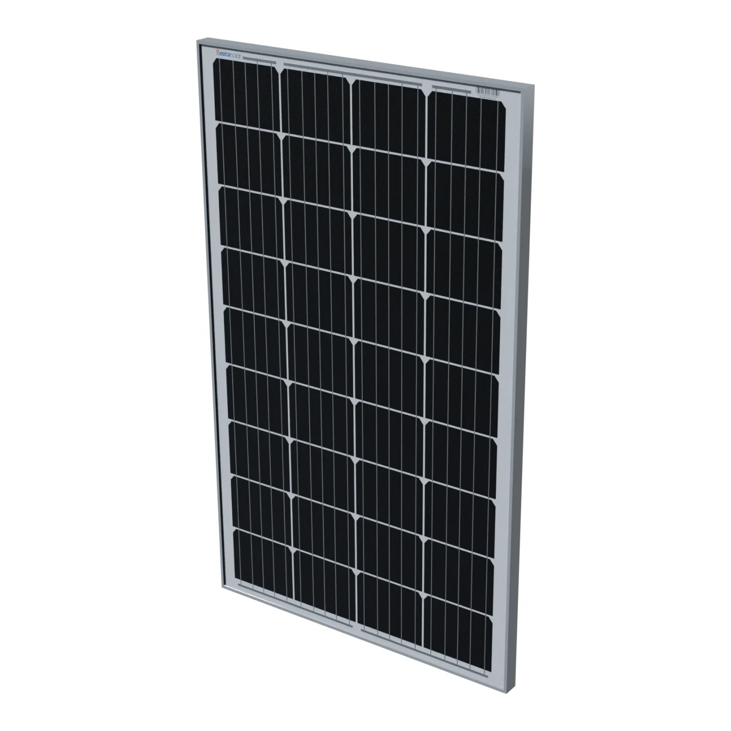 Monocristalline Solar Panel 120 Watts Restarsolar 3d - 3D Object